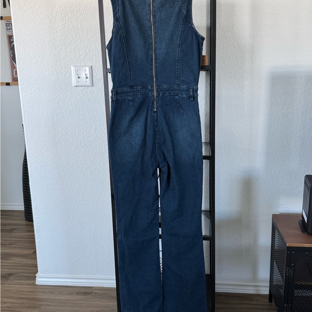 BEBE Denim Jumpsuit - Picture 7 of 15